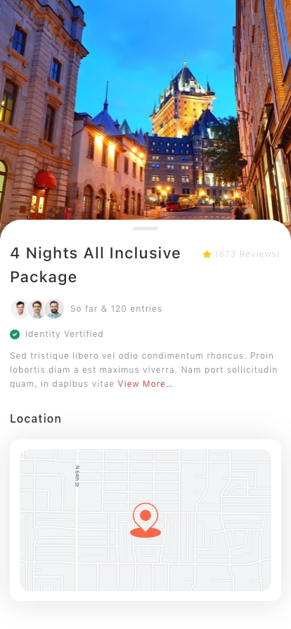 AI Travel Booking Mobile App UI Kit - Screenshot 2
