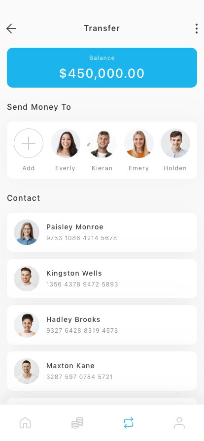 Finance & Banking Mobile App UI Kit - Screenshot 4