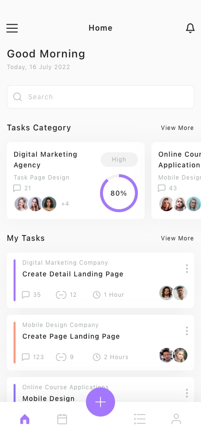 Task Management Mobile App UI Kit - Screenshot 5