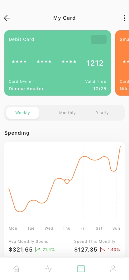 Wallet Mobile App UI Kit - Screenshot 2