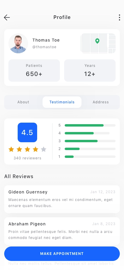 Mental Health Mobile App UI Kit - Screenshot 4