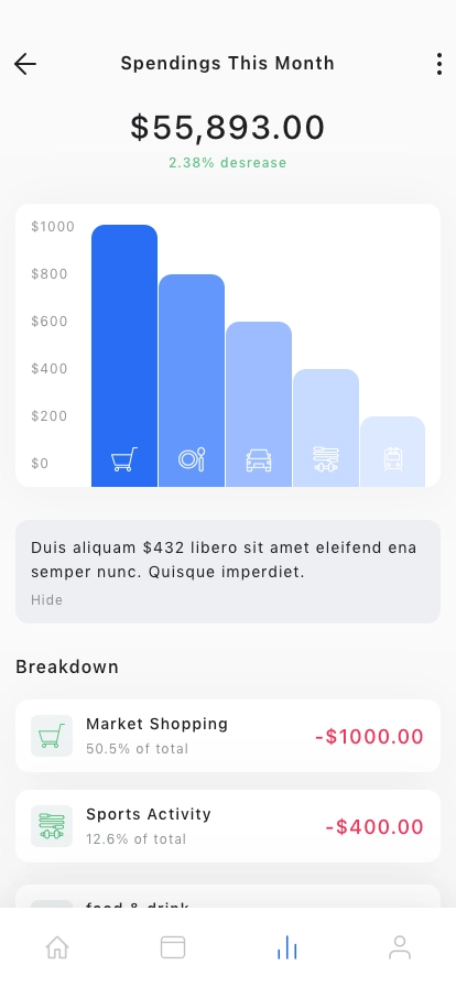 Personal Banking Mobile App UI Kit - Screenshot 5