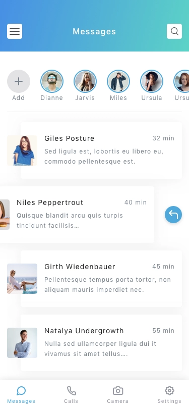 Messaging App UI Kit - Screenshot 14
