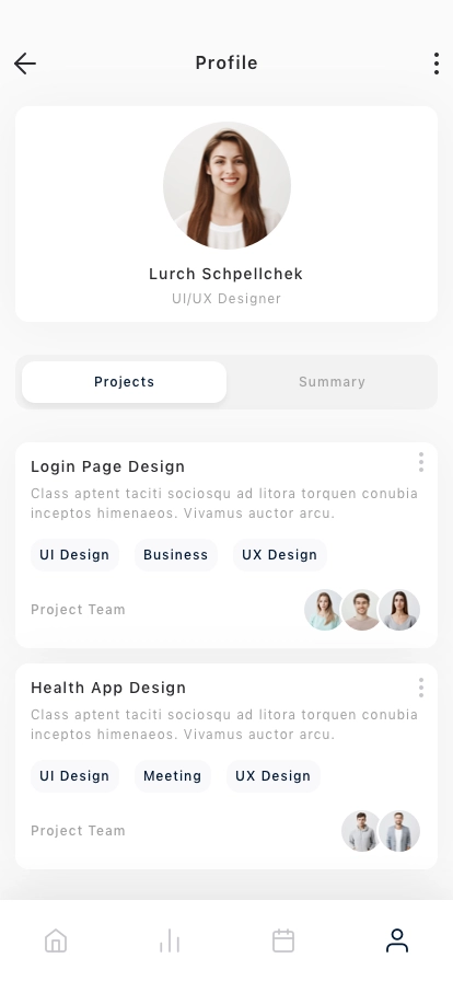 Manager Business Mobile App UI Kit - Screenshot 4