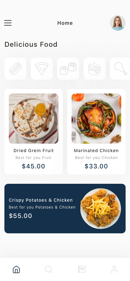 Food Ordering Mobile App UI Kit - Screenshot 1