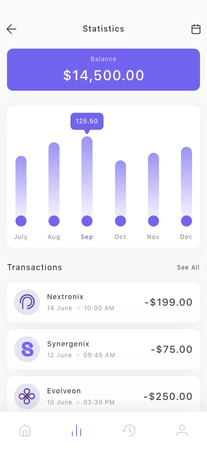 Finance Mobile App UI Kit - Screenshot 4
