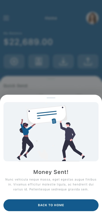 E-Wallet Mobile App UI Kit - Screenshot 4