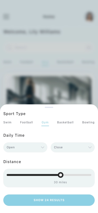 Fitness Center Finder Mobile App UI Kit - Screenshot 3