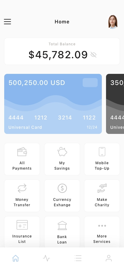 Digital Banking Mobile App UI Kit - Screenshot 1