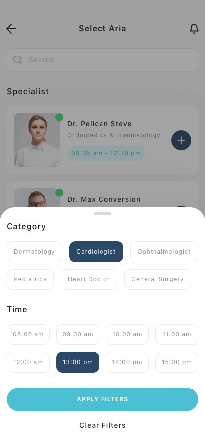 Doctor Appointment Mobile App UI Kit - Screenshot 2
