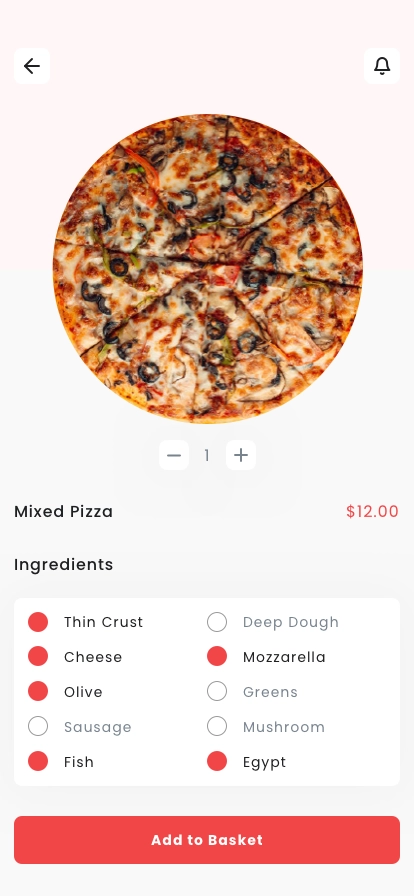 Fastfood Delivery App UI Kit - Screenshot 2