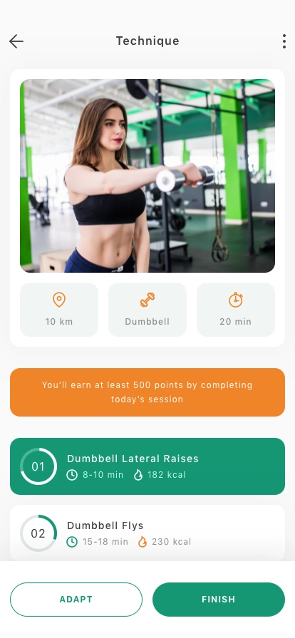 Training Tracker Mobile App UI Kit - Screenshot 4