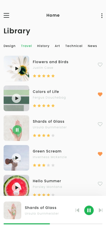 Music Player & Streaming Mobile App UI Kit - Screenshot 3