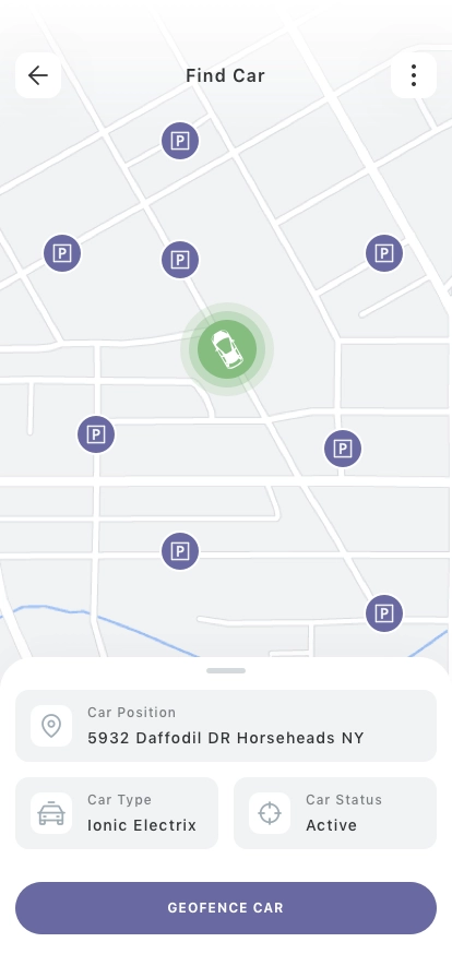 Navigation & Maps Mobile App UI Kit - Screenshot 4