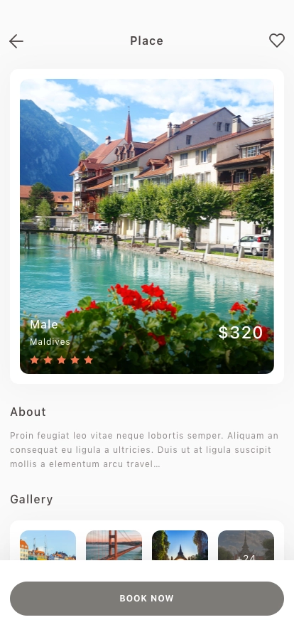 Trip & Travel Mobile App UI Kit - Screenshot 5
