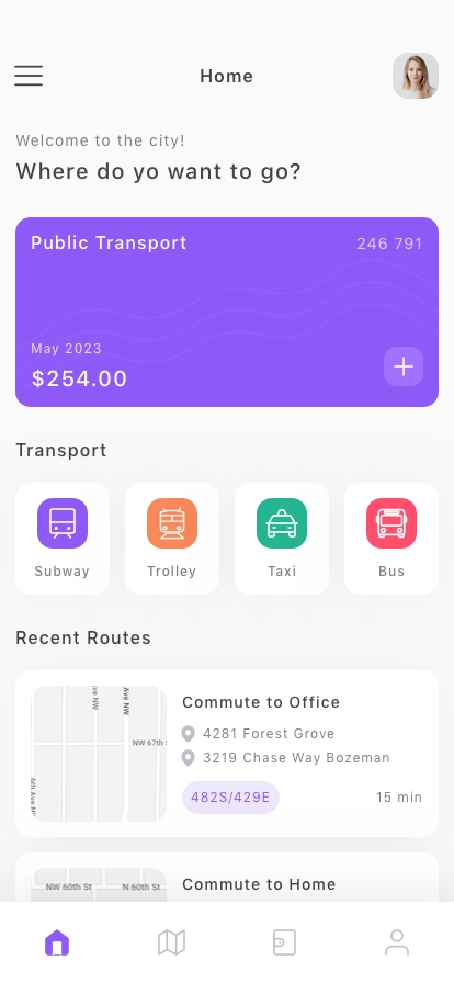 Subway Mobile App UI Kit - Screenshot 1
