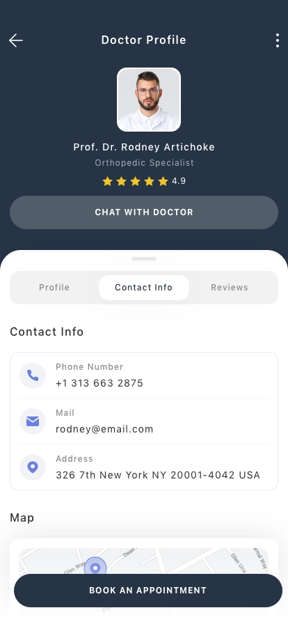 Healthcare Solutions Mobile App UI Kit - Screenshot 5