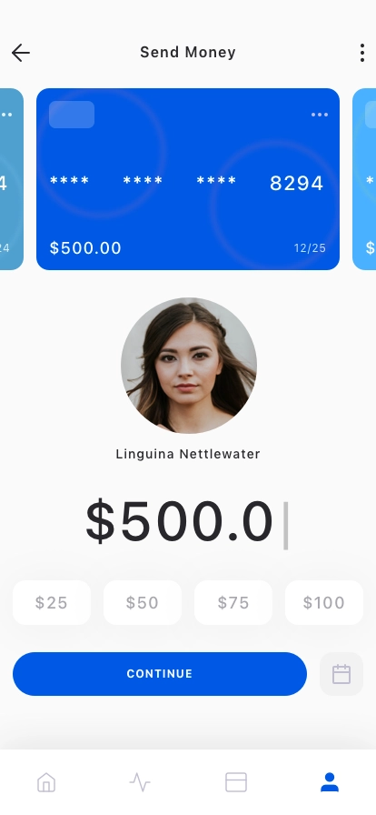 Personal Wallet Mobile App UI Kit - Screenshot 4
