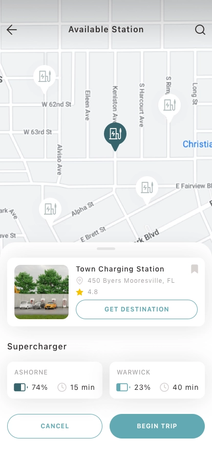 EV Charging Mobile App UI Kit - Screenshot 5