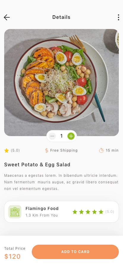 Food Delivery Mobile App UI Kit - Screenshot 5