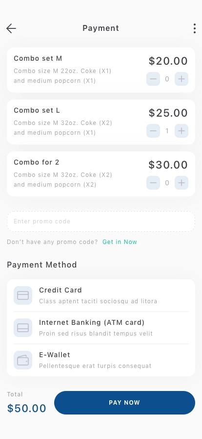 Movie Booking Mobile App UI Kit - Screenshot 4
