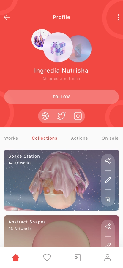 NFT Marketplace App UI Kit - Screenshot 1