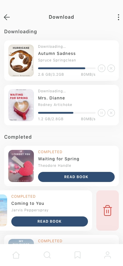 Book Store Mobile App UI Kit - Screenshot 4