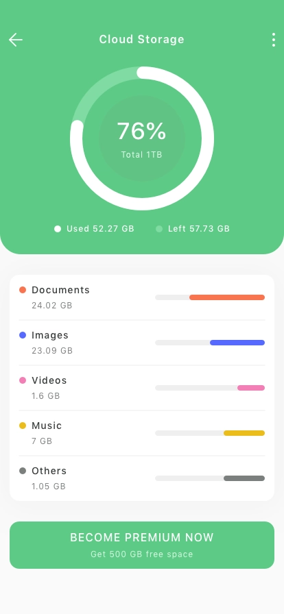 File Manager Mobile App UI Kit - Screenshot 2
