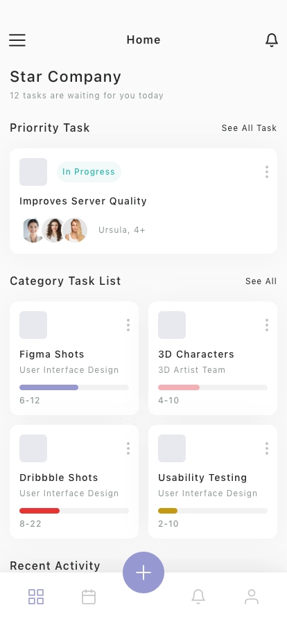 Task Planner Mobile App UI Kit - Screenshot 3