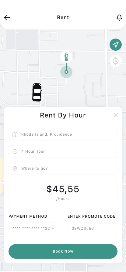 Ride Share Mobile App UI Kit - Screenshot 1