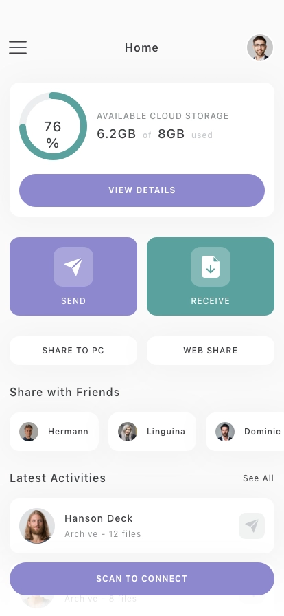 Data Manager Mobile App UI Kit - Screenshot 1