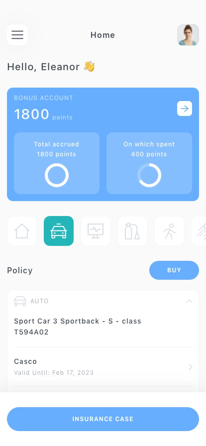Policy Planner Mobile App UI Kit - Screenshot 2