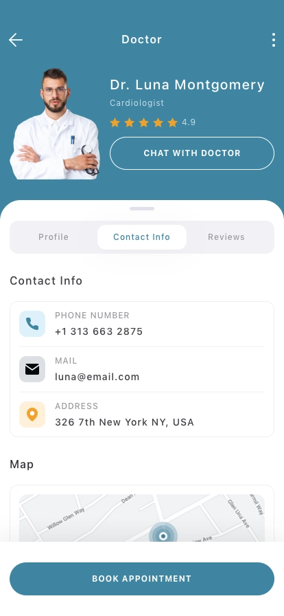 Healthcare & Doctor Mobile App UI Kit - Screenshot 4