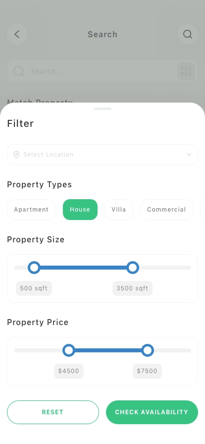 Real Estate Mobile App UI Kit - Screenshot 3