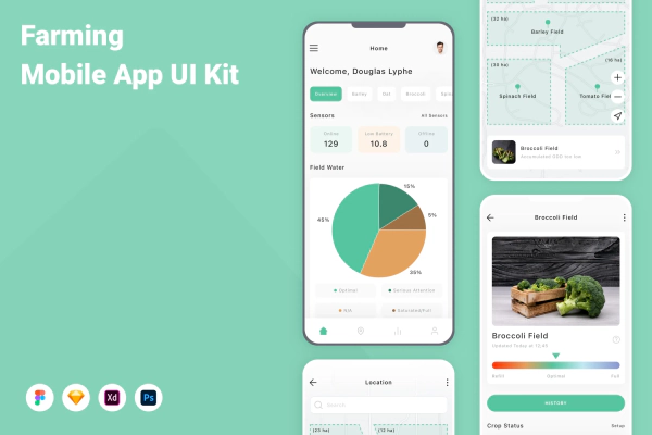 Farming Mobile App UI Kit