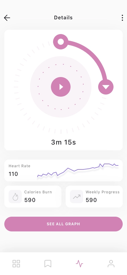Home Fitness & Workout Mobile App UI Kit - Screenshot 2