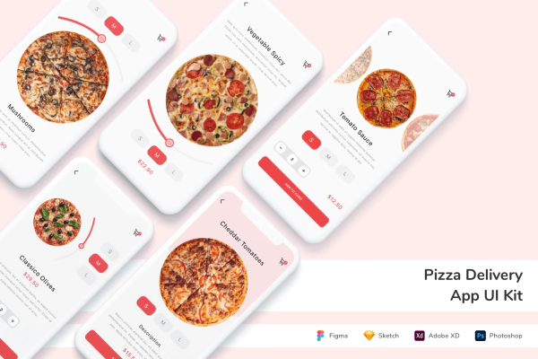 Pizza Delivery App UI Kit