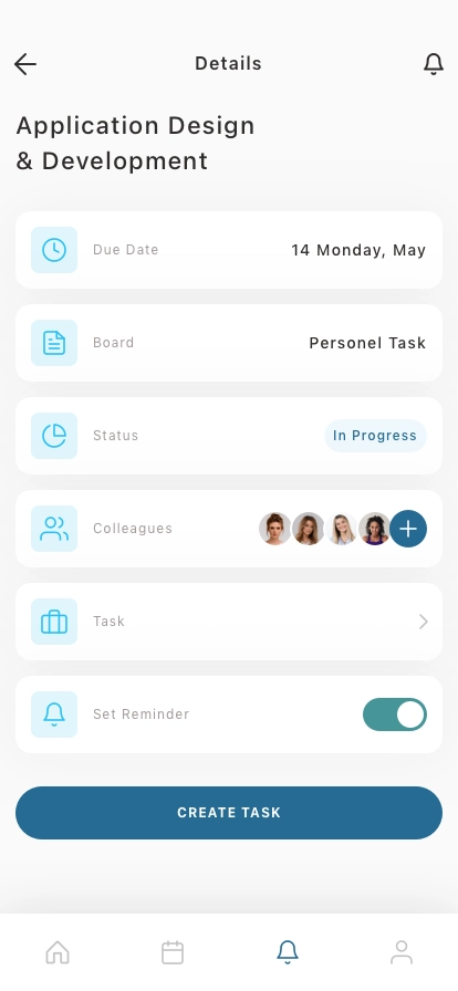 Acitivity Management Mobile App UI Kit - Screenshot 5