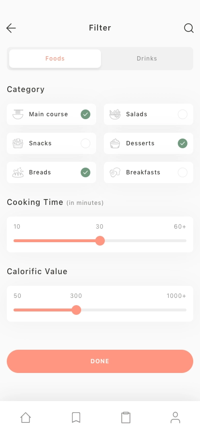 Food Recipe Mobile App UI Kit - Screenshot 3