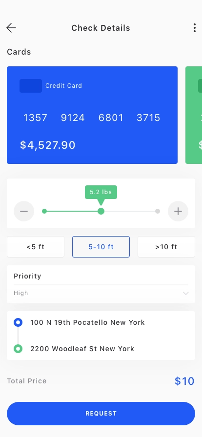 Drone Package Delivery App UI Kit - Screenshot 3