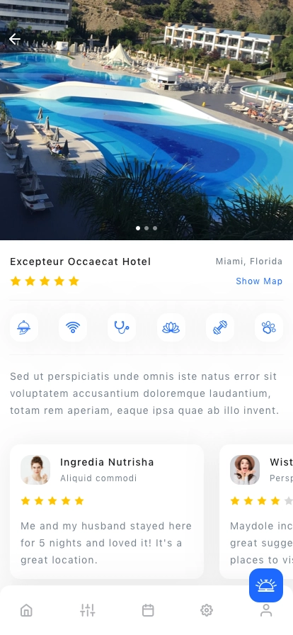 Hotel Booking & Reservation App UI Kit - Screenshot 17