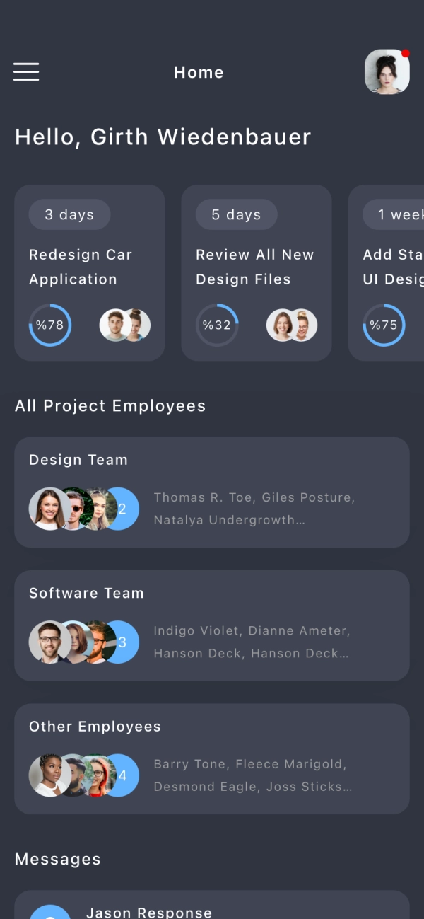 Task Planner Mobile App UI Kit - Screenshot 1