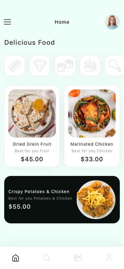 Food Ordering Mobile App UI Kit - Screenshot 1