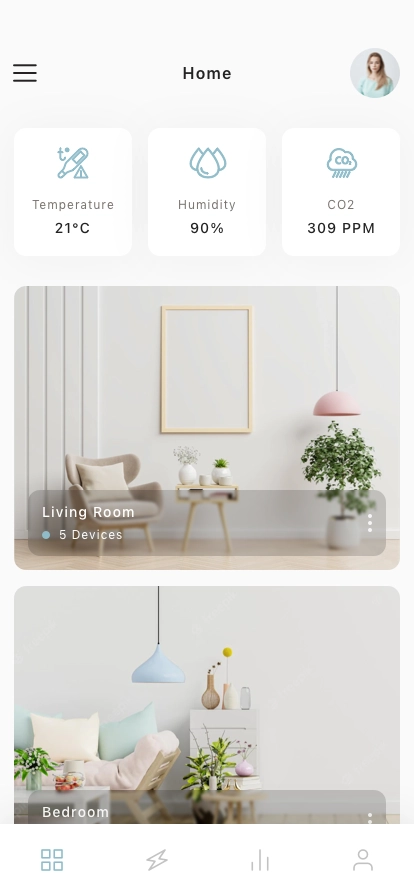 Smart Home Tools Mobile App UI Kit - Screenshot 1