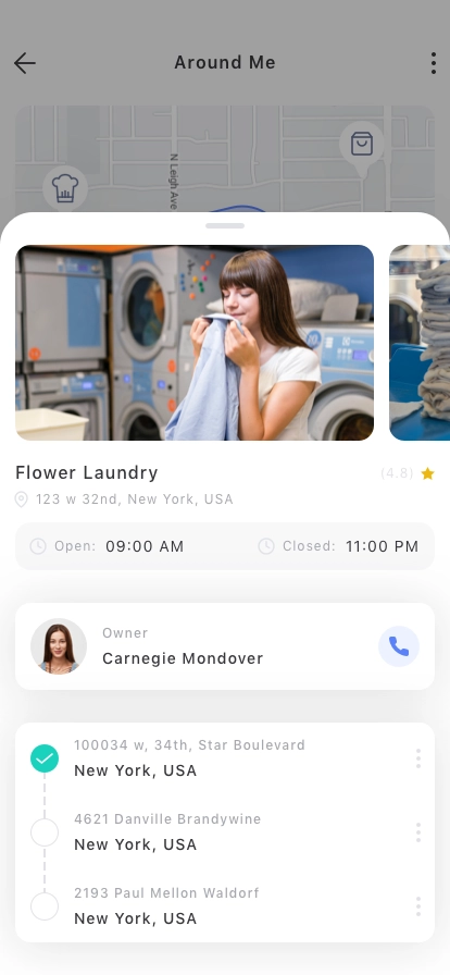 Laundry Mobile App UI Kit - Screenshot 2