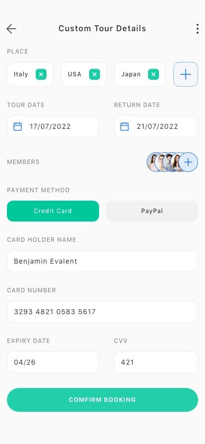 Travel Booking App UI Kit - Screenshot 5