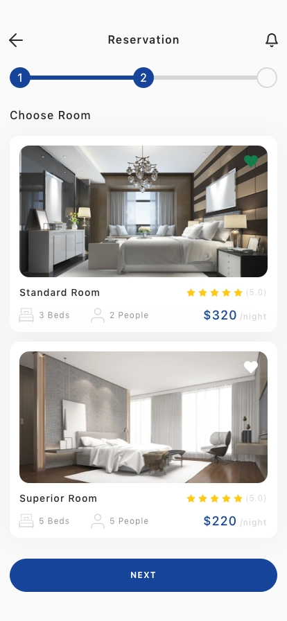 Travel & Reservation Mobile App UI Kit - Screenshot 3