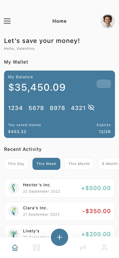 AI Money Manager Mobile App UI Kit - Screenshot 1