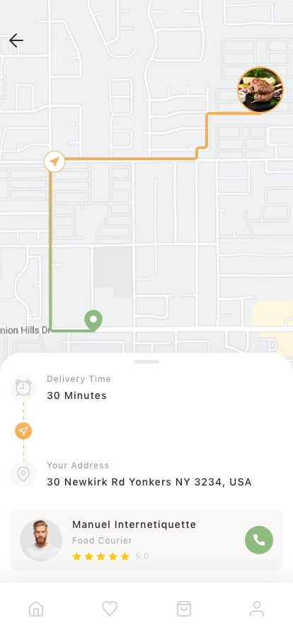 Food Ordering Mobile App UI Kit - Screenshot 5