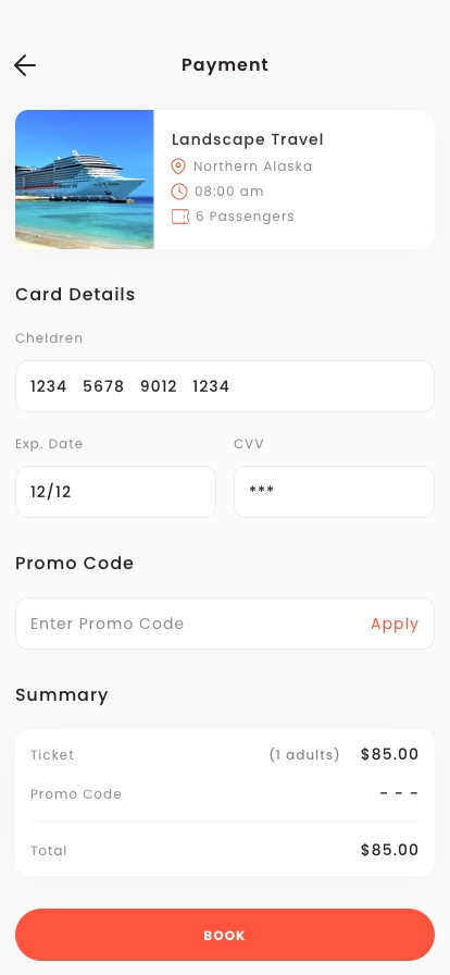 Trip & Travel App UI Kit - Screenshot 5